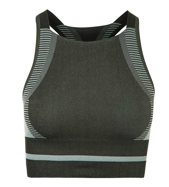 EA203346/1071 BLACK INK ATHLECIA SEMARINE W SPORTS BRA - Damski Biustonosz Sportowy