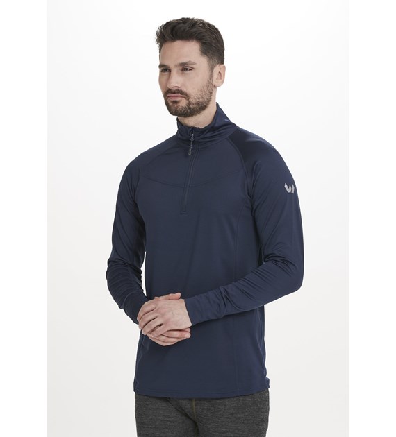 W203230/2048 WHISTLER BAGGIO M SKI PULLI - Męska Bluza Krótki Zamek