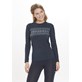 E203230/2101 ENDURANCE YALIA W SEAMLESS WOOL PRINT L-S BASELAYER - Damska Bezszwowa Koszulka z Długim Rękawem