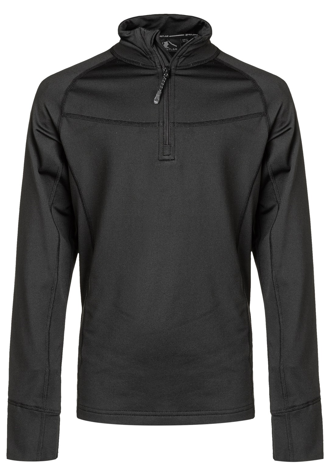 W203897/1001 WHISTLER BAGGIO JR. SKI PULLI - Junior Bluza Krótki Zamek