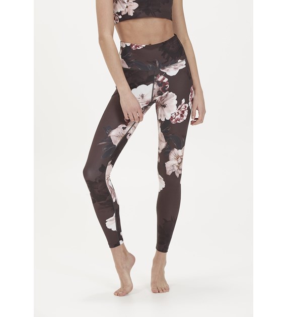 EA211407/PRINT 2450 ATHLECIA FRANCE W PRINTED TIGHTS - Damskie Spodnie Sportowe