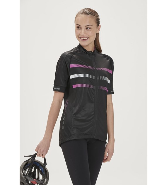 E211430/4111 ENDURANCE BEATRICE W CYCLING S/S SHIRT - Damska Koszulka Rowerowa