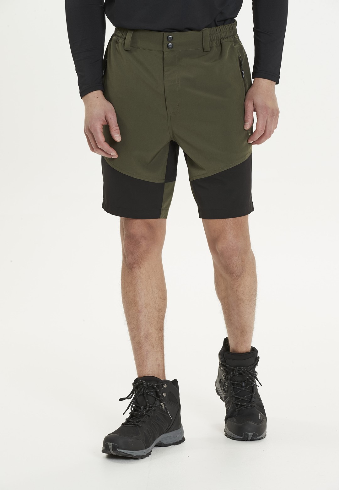 W201169/3052 WHISTLER AVIAN M OUTDOOR STRETCH SHORTS - Męskie Spodenki Trekkingowe