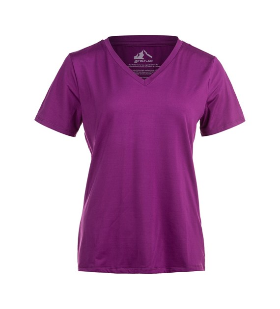 W211196/4044 WHISTLER LILIAN W V-NECK T-SHIRT - Damska Koszulka