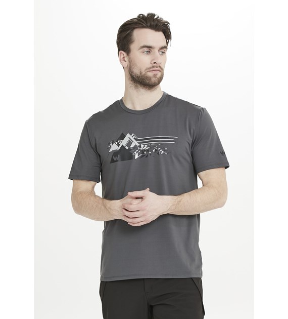 W211197/1051 WHISTLER GENE M O-NECK PRINTED T-SHIRT - Męska Koszulka