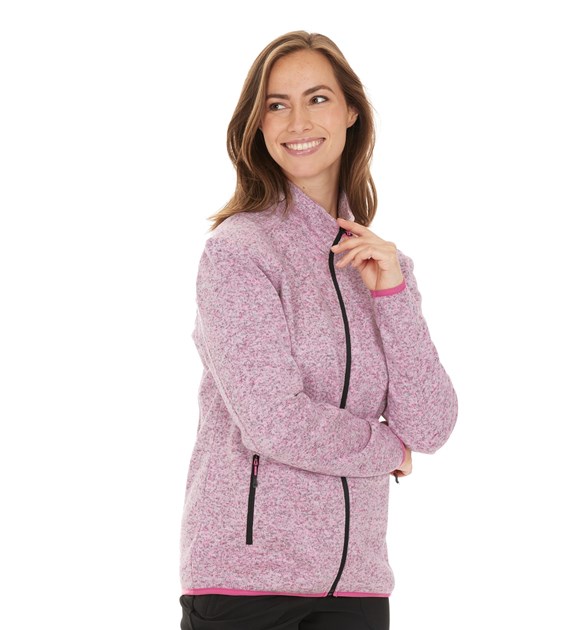 W191268/4139 WHISTLER MALEO W MELANGE FLEECE JACKET - Damska Bluza Polar