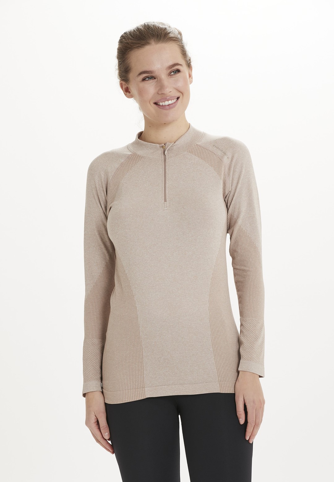 E203271/5089 ENDURANCE HALEN W SEAMLESS MIDLAYER - Damska Bluza Bezszwowa