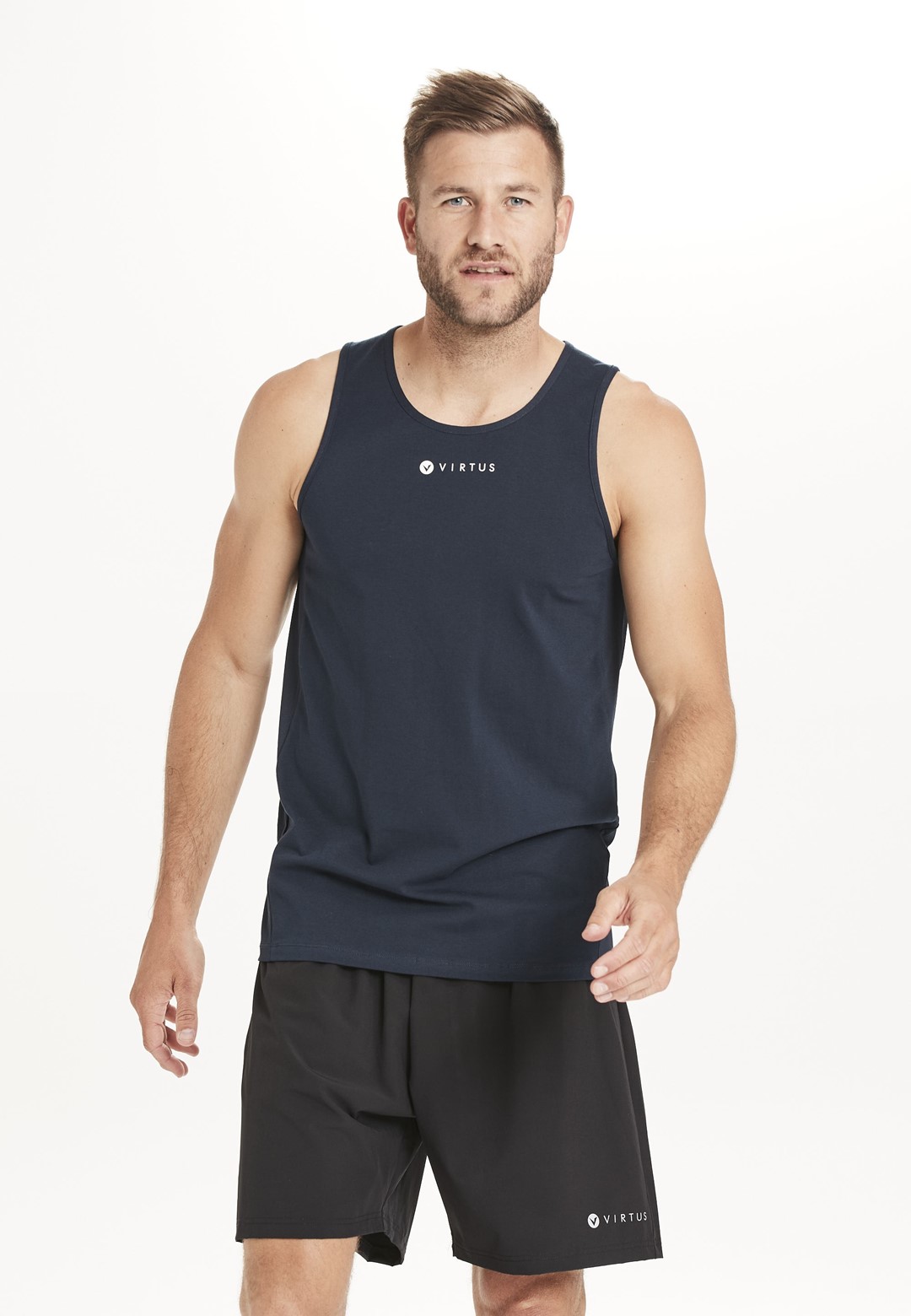 EV213287 VIRTUS BRIAND M SLEEVELESS MESH-TECH TEE - Męska Koszulka Bezrękawnik