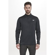 W213228/1001 WHISTLER KALLE M WAFFLE MIDLAYER - Męska Bluza Krótki Zamek