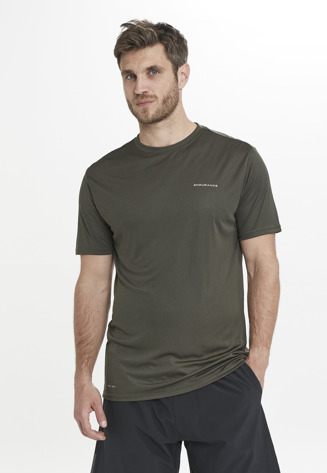 E213531/3069 ENDURANCE DIPOSE M S/S TEE - Męska Koszulka