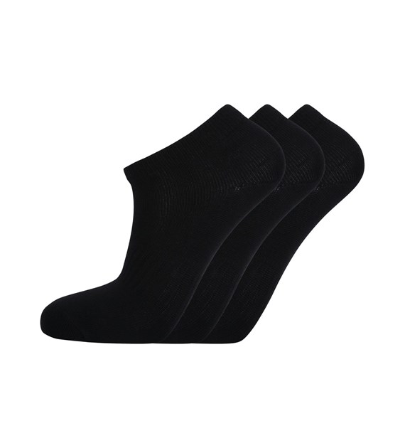 EA221479/1001 BLACK ATHLECIA DAILY SUSTAINABLE LOW CUT SOCK 3-PACK - Skarpety