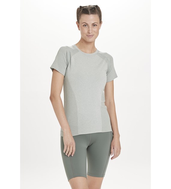 E203272/3131 ENDURANCE HALEN W SEAMLESS S/S TEE - Damska Koszulka Bezszwowa