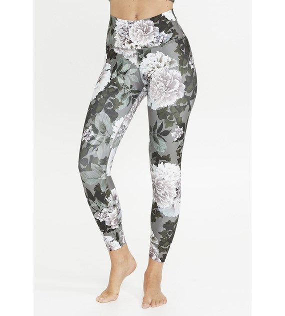 EA211407/PRINT 3042 ATHLECIA FRANCE W PRINTED TIGHTS - Damskie Spodnie Sportowe