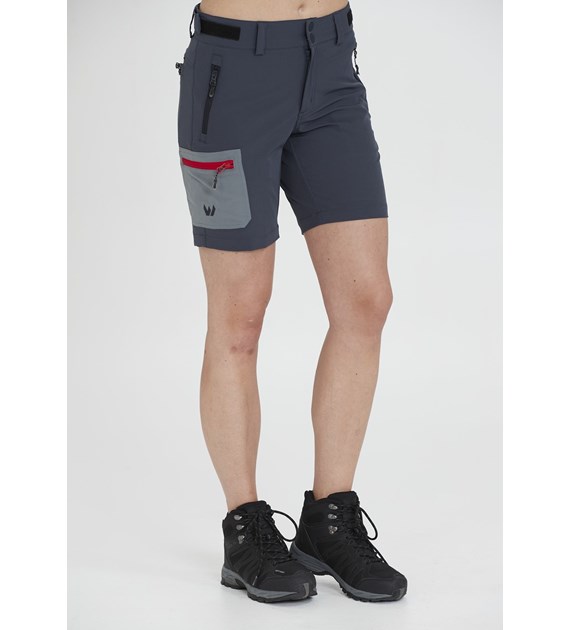 W221091/1009 WHISTLER GLOBE W OUTDOOR STRETCH SHORTS - Damskie Spodenki Trekkingowe