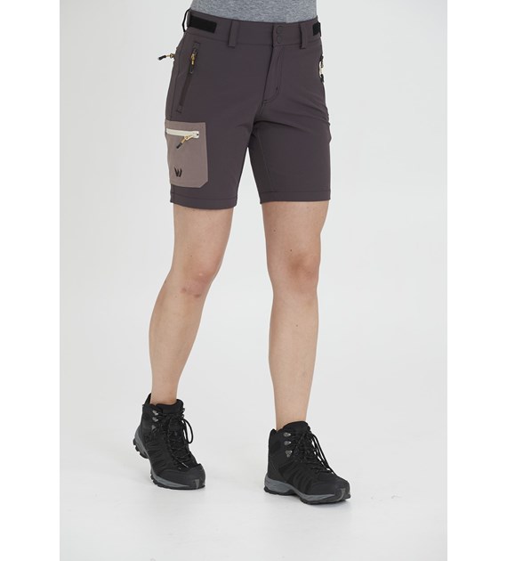 W221091/1098 WHISTLER GLOBE W OUTDOOR STRETCH SHORTS - Damskie Spodenki Trekkingowe