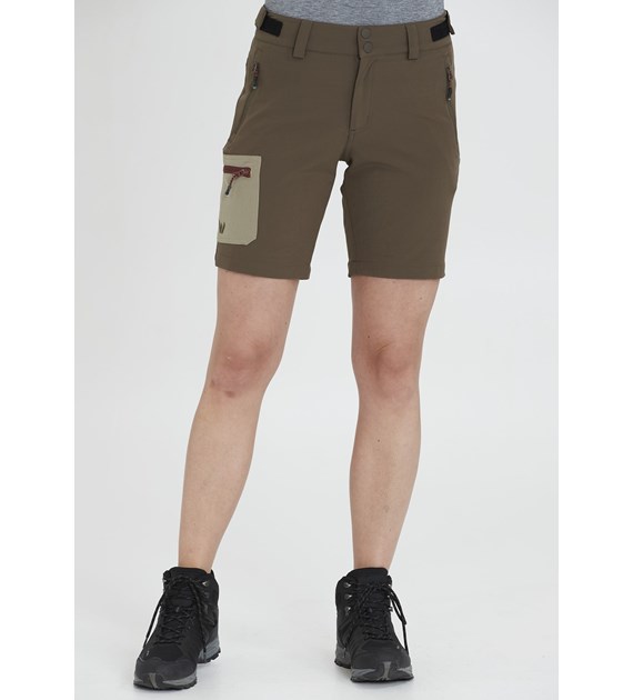 W221091/5056 WHISTLER GLOBE W OUTDOOR STRETCH SHORTS - Damskie Spodenki Trekkingowe