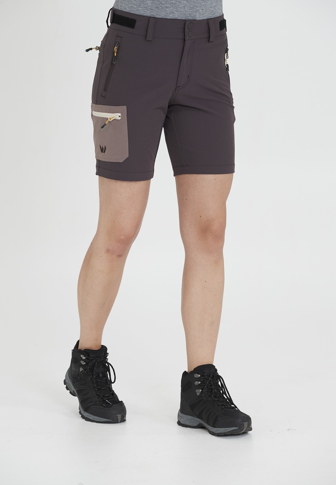 W221091/1098 WHISTLER GLOBE W OUTDOOR STRETCH SHORTS - Damskie Spodenki Trekkingowe
