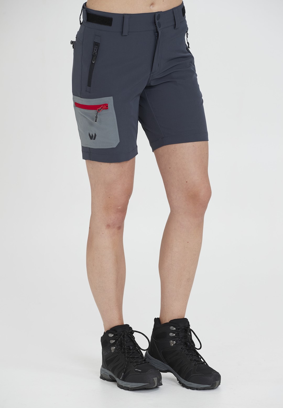 W221091/1009 WHISTLER GLOBE W OUTDOOR STRETCH SHORTS - Damskie Spodenki Trekkingowe