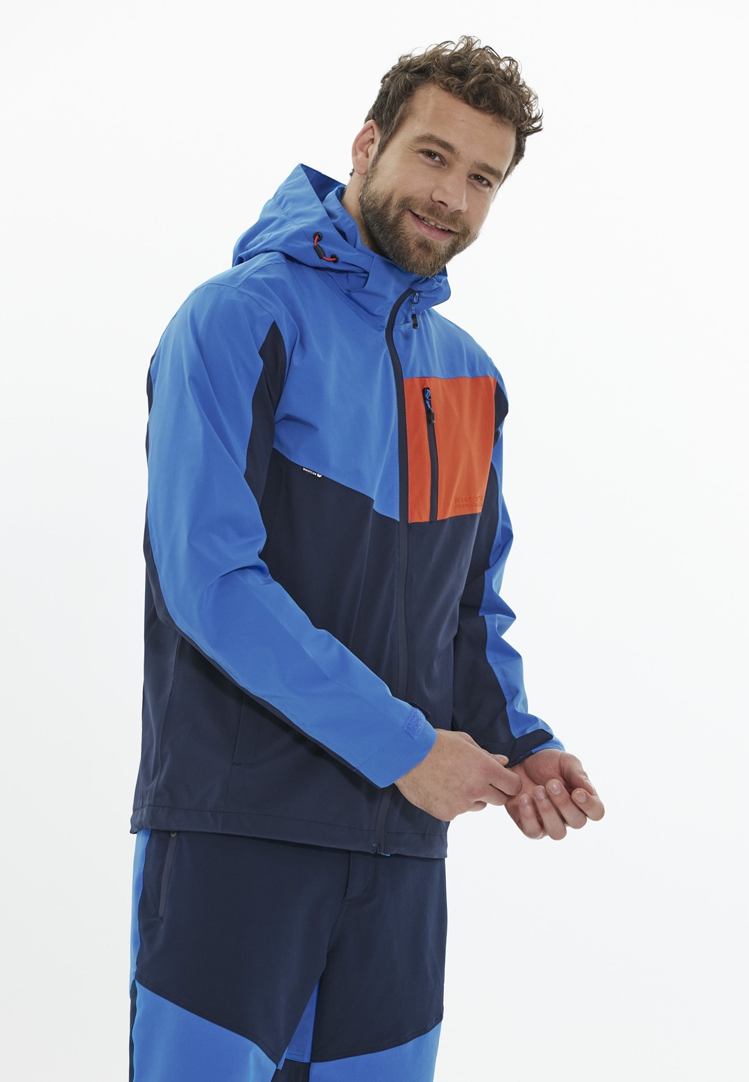 W221090/2048 WHISTLER GLOBE M STRETCH JACKET W-PRO 15000 - Męska Kurtka Trekkingowa