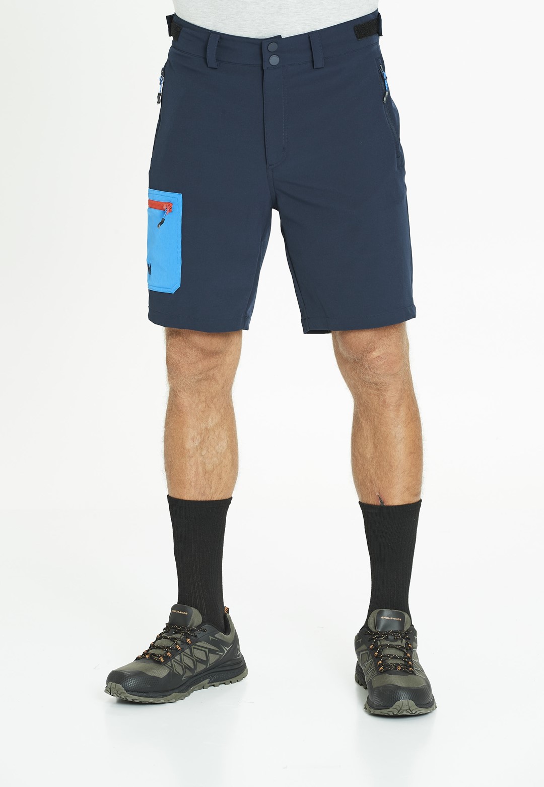 W221092/2048 WHISTLER GLOBE M OUTDOOR STRETCH SHORTS - Męskie Spodenki Trekkingowe