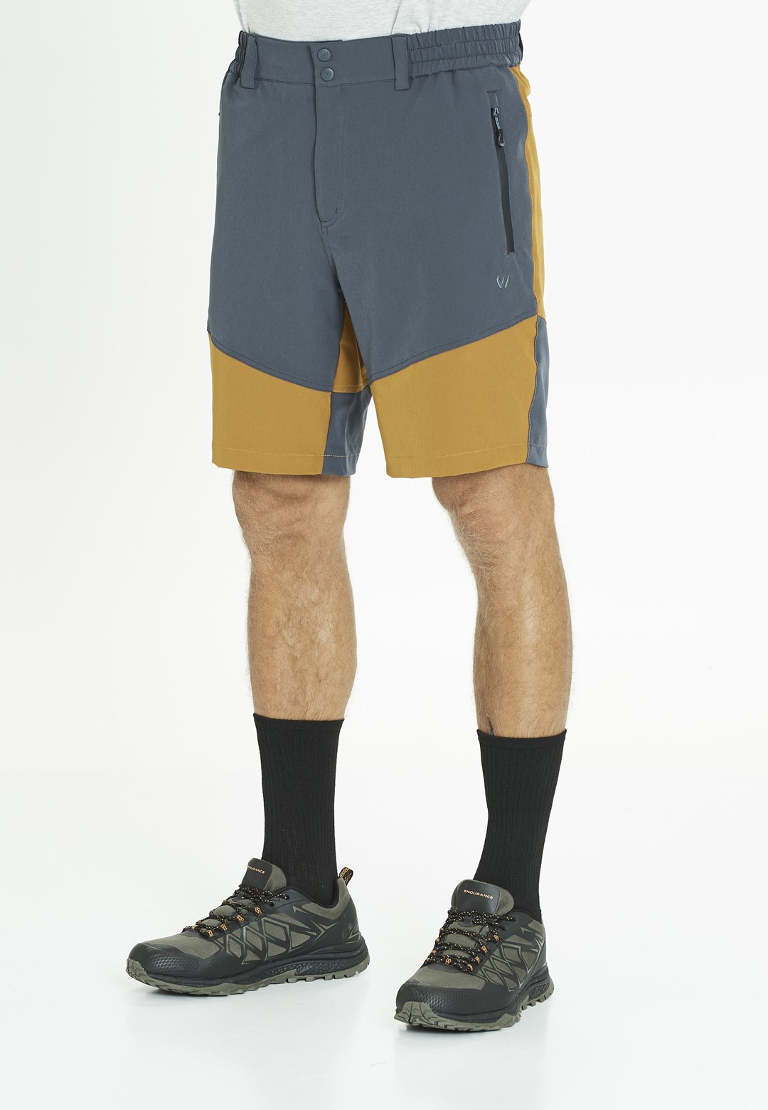 W201169/1009 WHISTLER AVIAN M OUTDOOR STRETCH SHORTS - Męskie Spodenki Trekkingowe