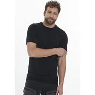 W221137/1001 WHISTLER BOSCO M WOOL SS O-NECK T-SHIRT - Męska Koszulka