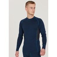 W223103/2048 WHISTLER LAPAS M L-S WOOL MESH BASELAYER TEE - Męska koszulka na długi rękaw