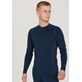 W223103/2048 WHISTLER LAPAS M L-S WOOL MESH BASELAYER TEE - Męska koszulka na długi rękaw