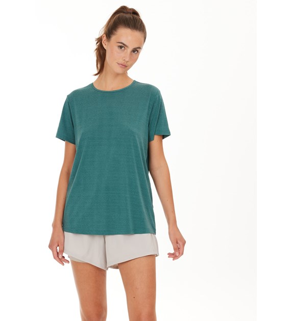 EA201291/3160 Mallard Green ATHLECIA LIZZY W SLUB S/S TEE - Damska Koszulka