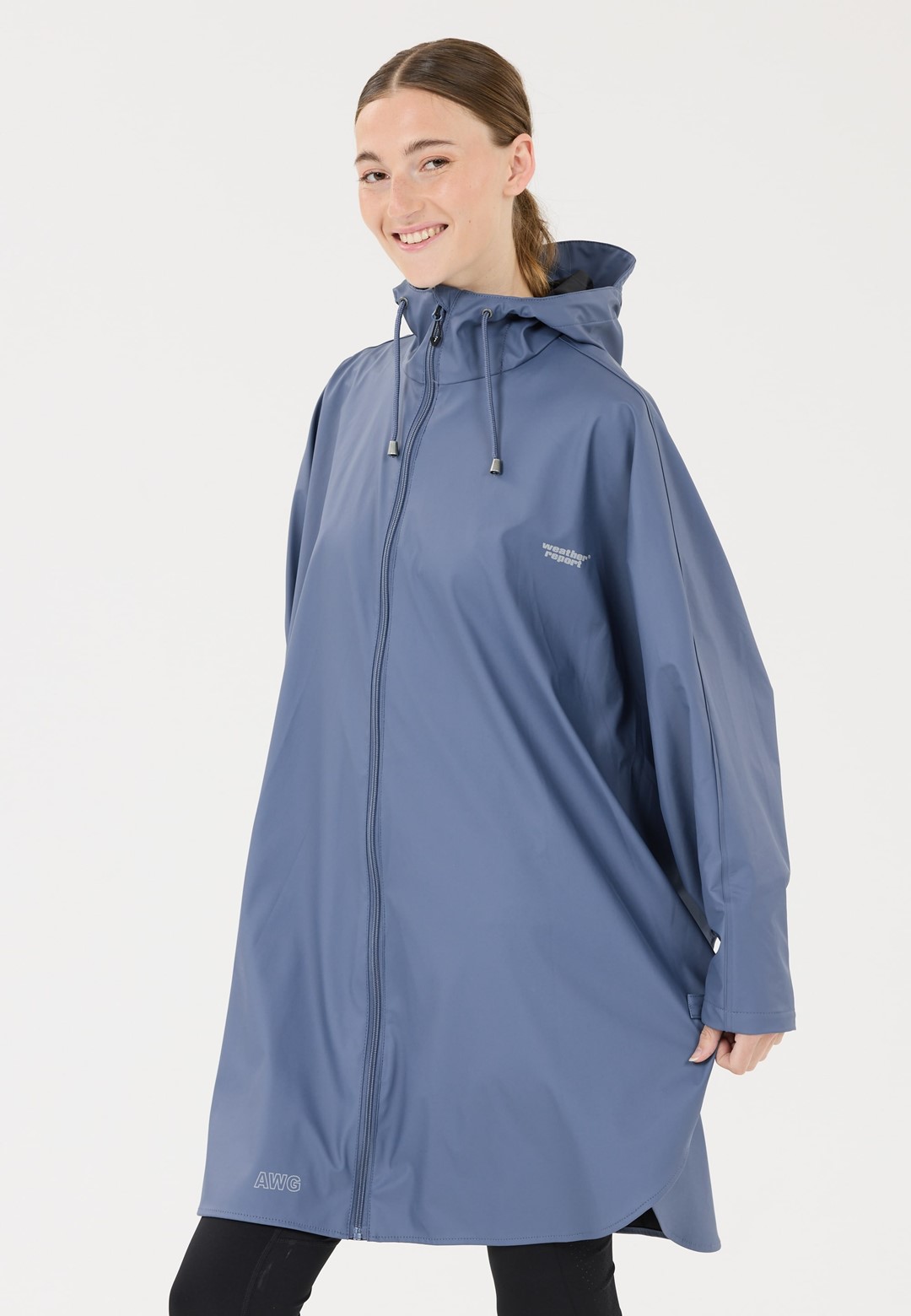 WR201563/2105 Bering Sea Flame W PU Rain Poncho W-PRO 5000 - Kurtka Damska