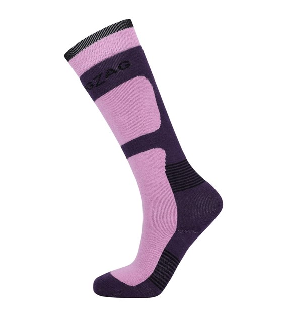 Z203074/4149 ZIGZAG TIPPY SKI SOCKS - Dziecięce Skarpety Zimowe