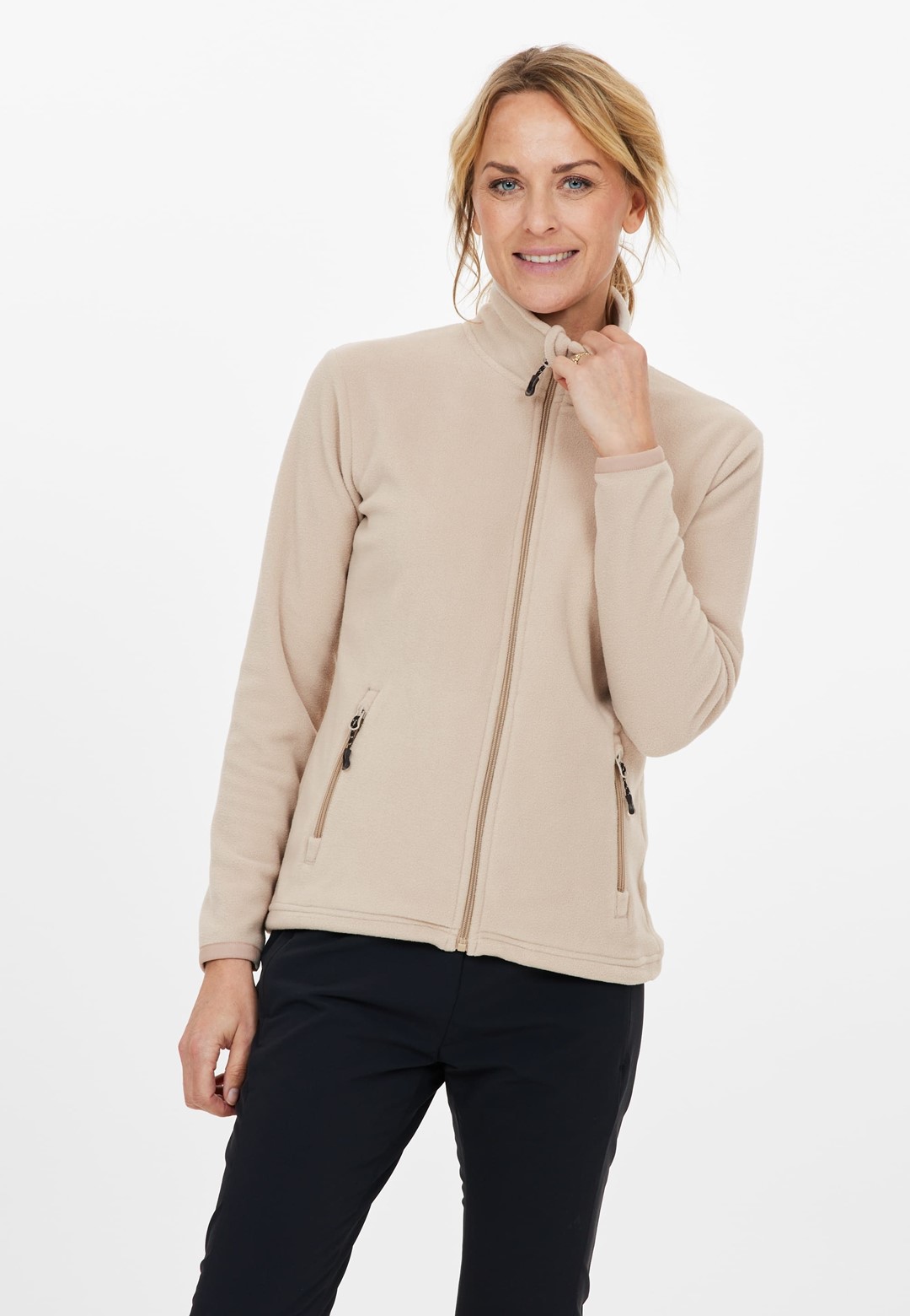 W211201/1136 WHISTLER COCOON W FLEECE JACKET - Damska Bluza Polar