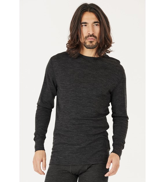 W233598/1001 WHISTLER CERRO M MERINO WOOL BASELAYER TEE - Męska Koszulka Termoaktywna Merino