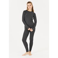 W233596/1001 WHISTLER CERRO W MERINO WOOL BASELAYER SET - Damska Bielizna Termoaktywna Merino Komplet