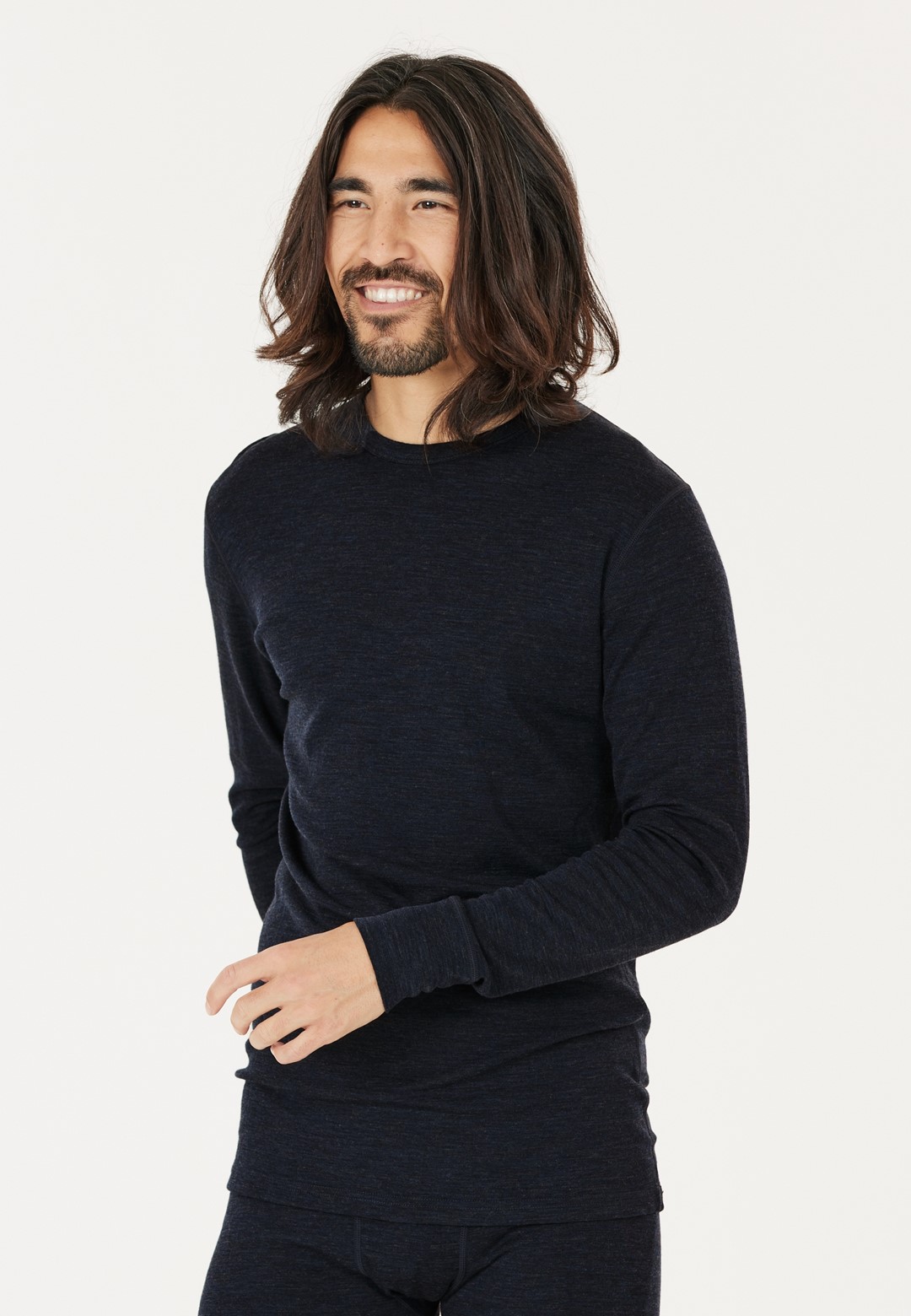 W233598/2048 WHISTLER Cerro M Merino Wool Baselayer Tee - Męska Koszulka Bezszwowa Bielizna