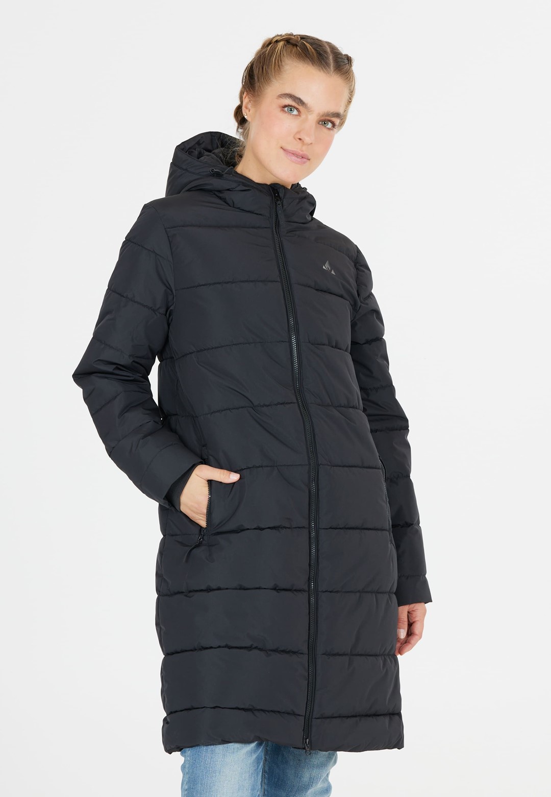 W234603/1001 WHISTLER AMARET W LONG PUFFER JACKET - Damska Kurtka puchowa