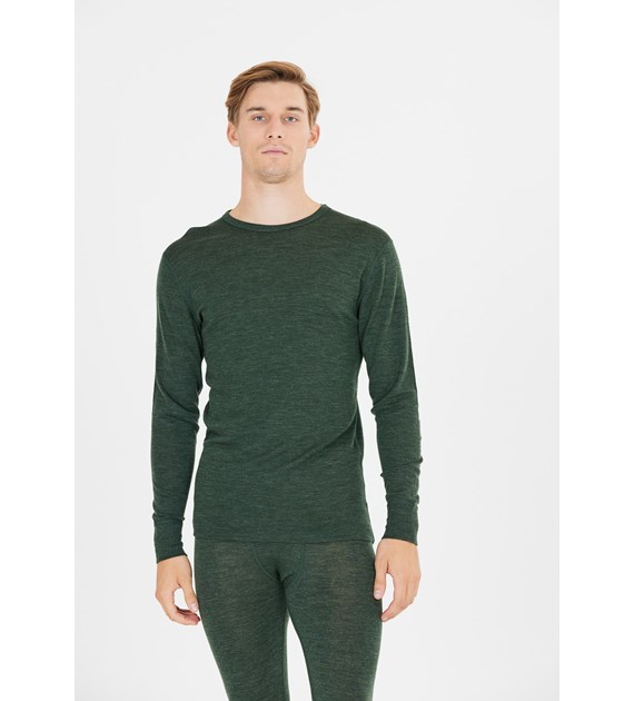 W233598/3053 WHISTLER CERRO M MERINO WOOL BASELAYER TEE - Męska Koszulka Termoaktywna