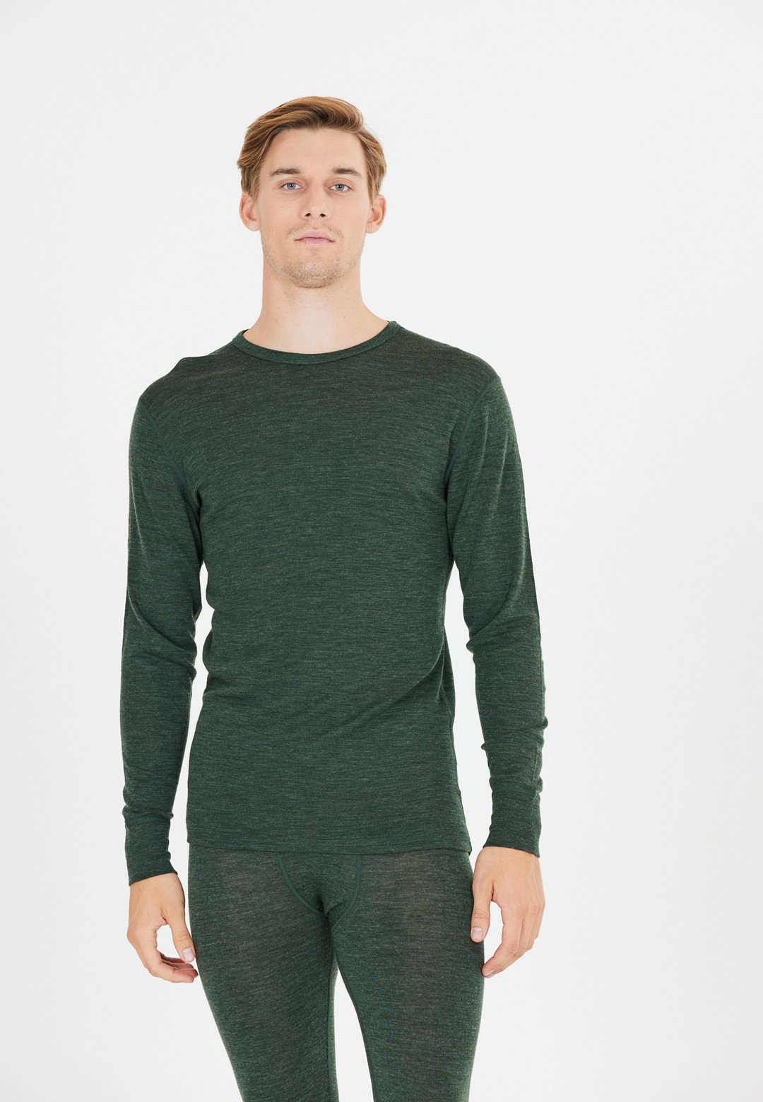 W233598/3053 WHISTLER CERRO M MERINO WOOL BASELAYER TEE - Męska Koszulka Termoaktywna Merino