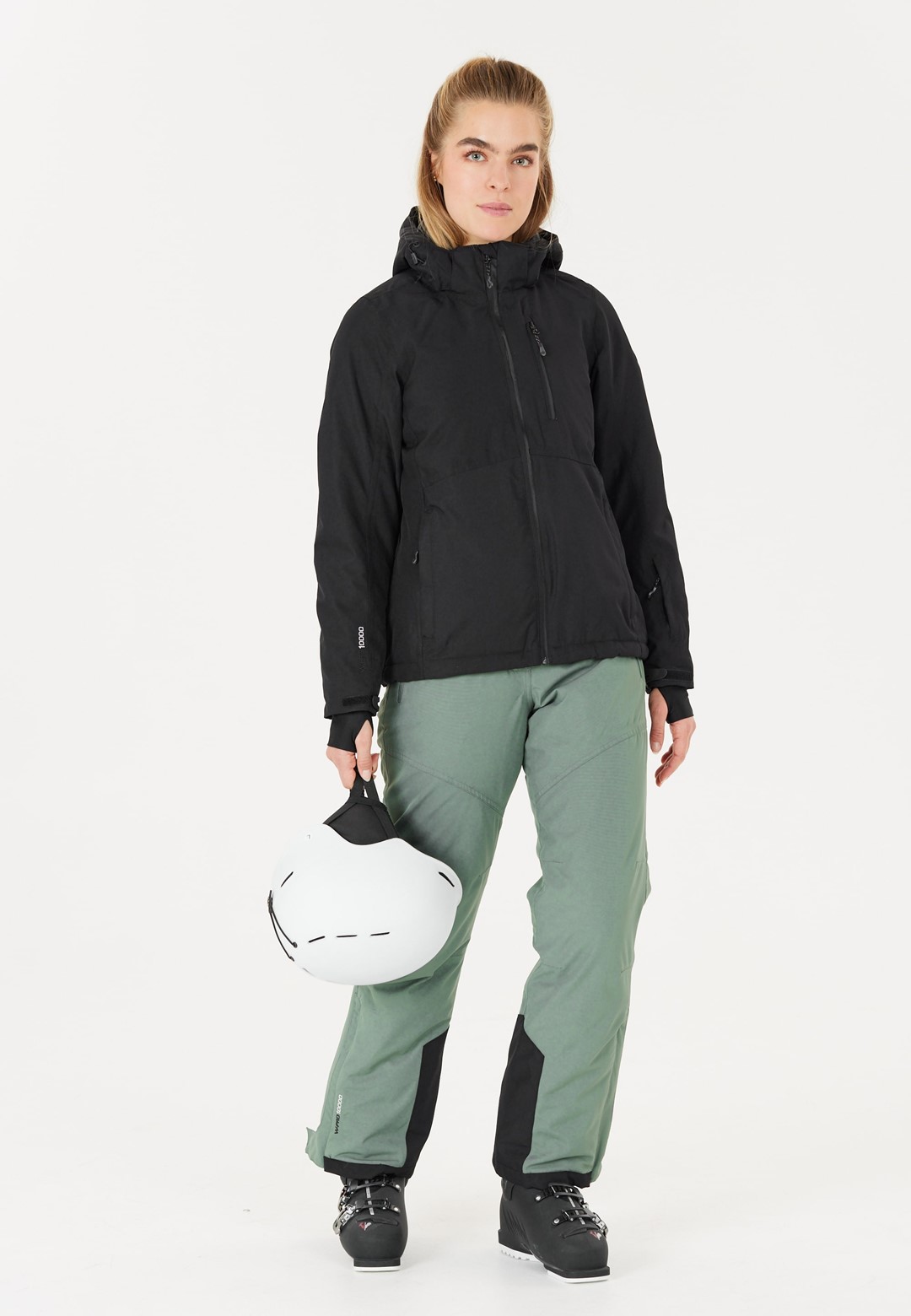 W233184/1001 WHISTLER DRIZZLE W SKI JACKET W-PRO 10000 - Damska Kurtka Narciarska