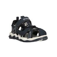Z242326/2002 Navy Jugoe Kids Closed Sandal W/Lights - Sandały Dziecięce