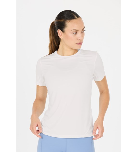 E241354/1002 White Nan W S/S Tee - Koszulka Damska