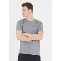 E243401/1005 Light Grey Melange Abdon M Melange S/S Tee - Koszulka Męska