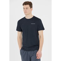 E243401/1111 Black Melange Abdon M Melange S/S Tee - Koszulka Męska