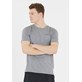 E243401/1005 Light Grey Melange Abdon M Melange S/S Tee - Koszulka Męska