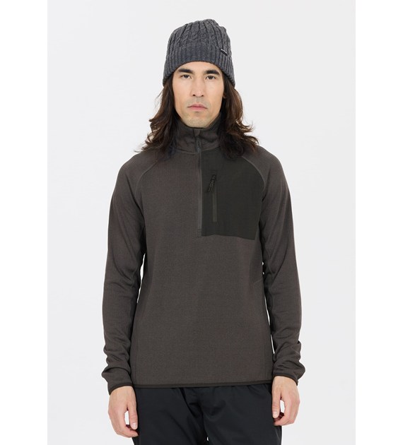 W243248/1011 WHISTLER HELGE M HALF ZIP MIDLAYER - Męska Bluza Zamek 1/2