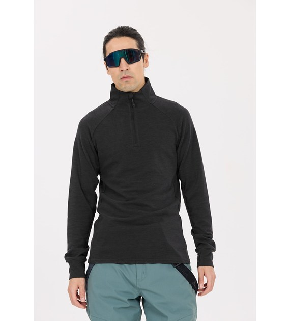 W243209/1016 WHISTLER KAJSA M HALF ZIP MIDLAYER - Męska Bluza Zamek 1/2