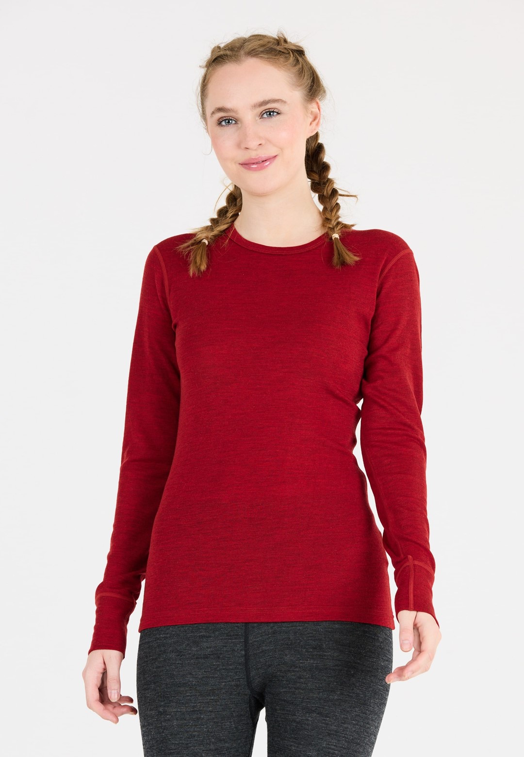 W233600/4260 WHISTLER CERRO W MERINO WOOL BASELAYER TOP - Damska Koszulka Termoaktywna Merino