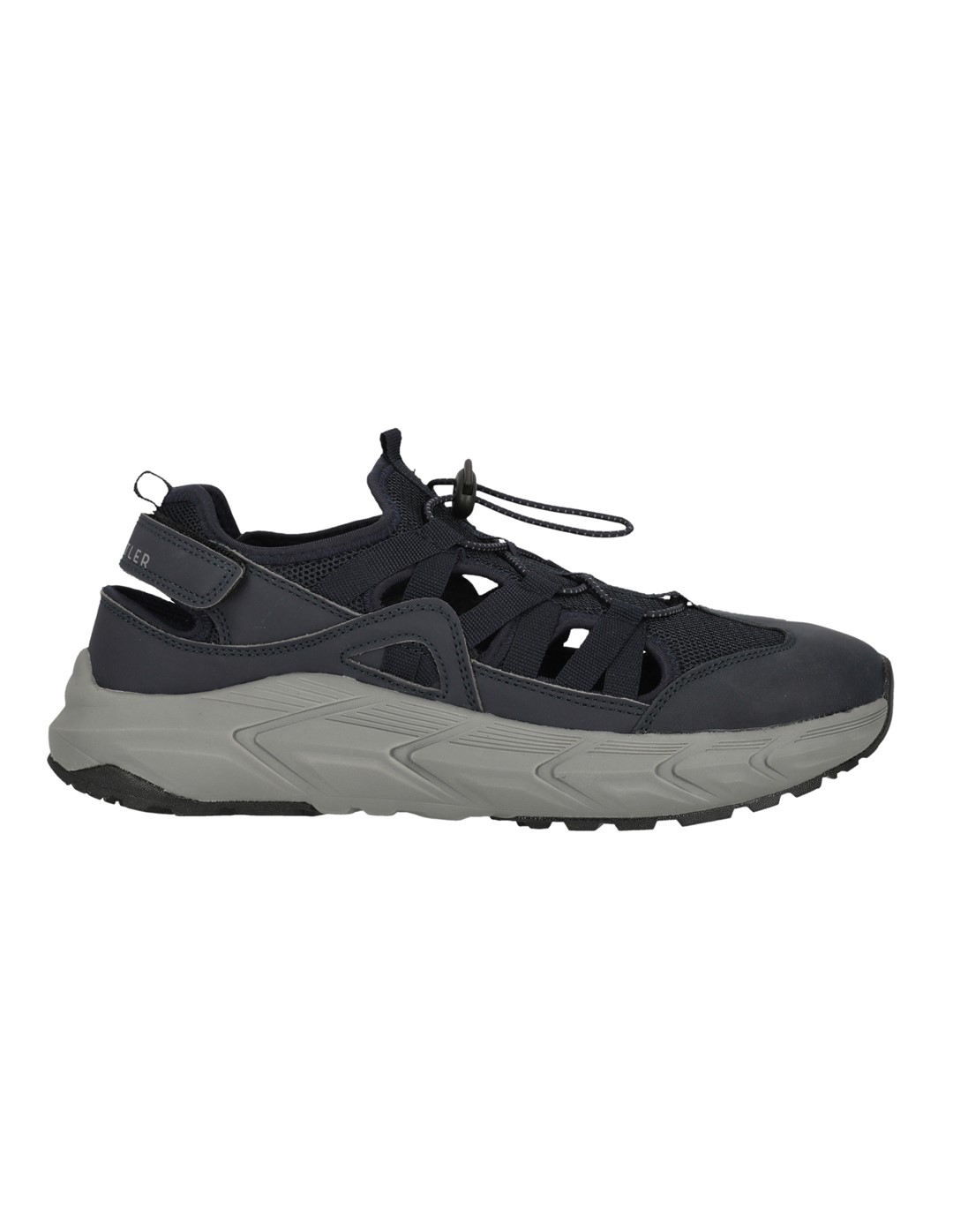 W252375/2002 Navy Leofric Sandal Closed - Sandały