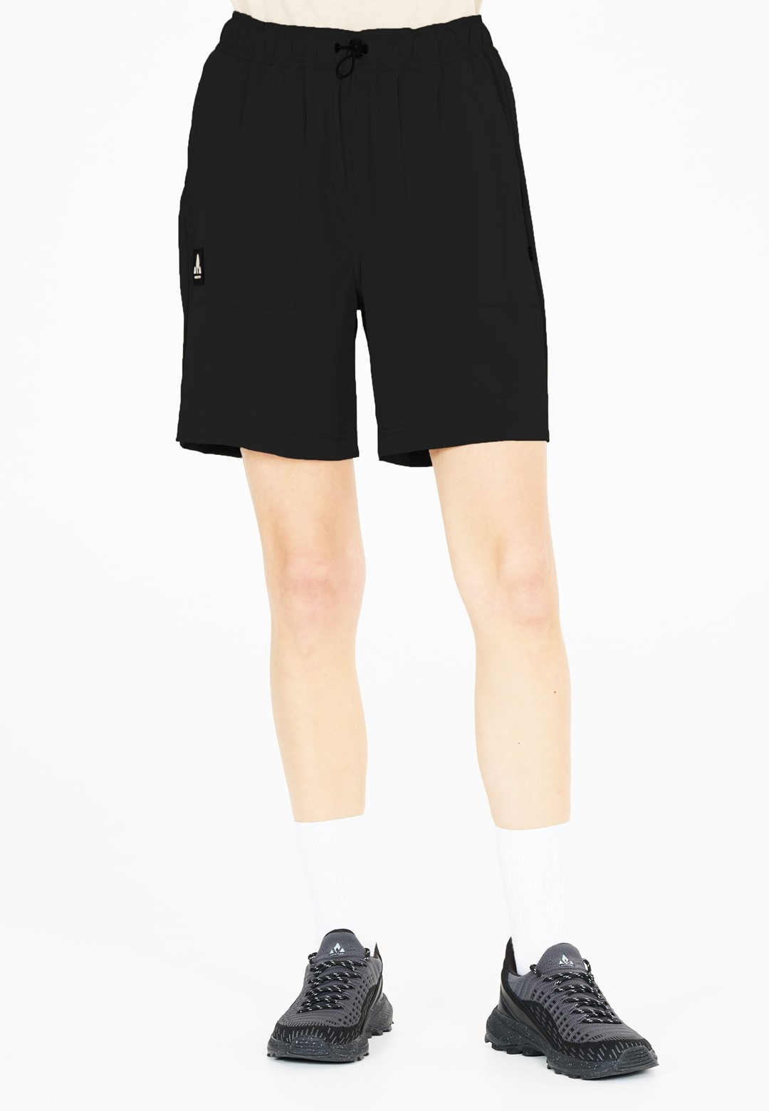W251218/1001 Black Trek W Shorts - Krótkie Spodenki Damskie