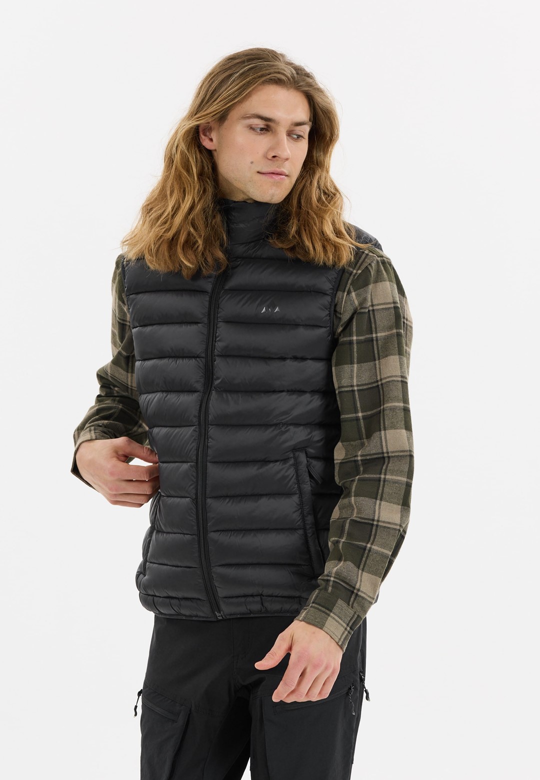 W251238/1001 ARUBI M LIGHT PUFFER VEST - Męska kamizelka